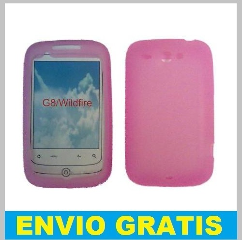 FUNDA SILICONA PARA HTC G8 WILDFIRE ROSA